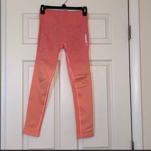Gymshark Ombré Seamless - Orange/Pink - Sz: Small